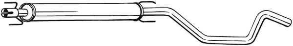 Silenziatore centrale - 285-121 BOSAL