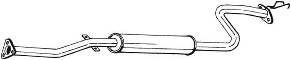 Silenziatore centrale - 285-129 BOSAL
