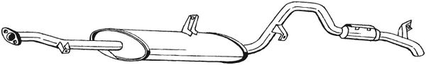 Silenziatore posteriore - 285-131 BOSAL