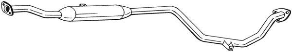 Silenziatore centrale - 285-275 BOSAL