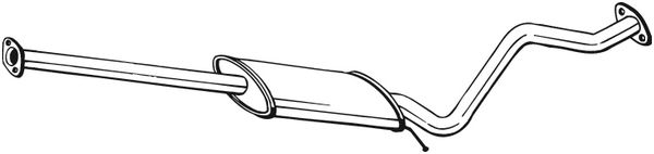 Middle Silencer - 285-357 BOSAL