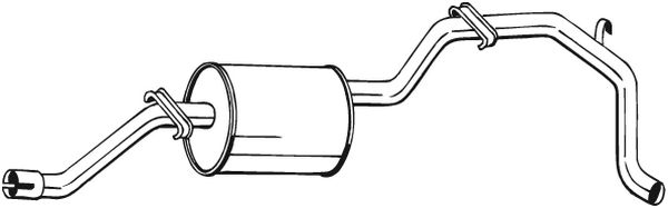 End Silencer - 285-413 BOSAL