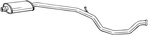 Middle Silencer - 285-603 BOSAL