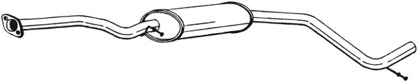 Middle Silencer - 285-865 BOSAL