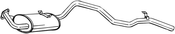 End Silencer - 286-013 BOSAL