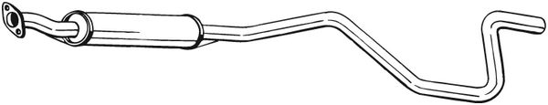 Middle Silencer - 286-071 BOSAL