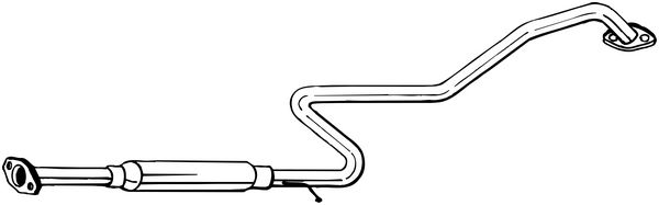 Silenziatore centrale - 286-125 BOSAL