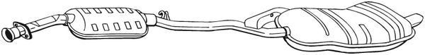 End Silencer - 286-181 BOSAL