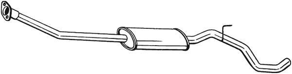vidurinis duslintuvas - 286-277 BOSAL