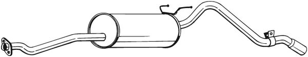 End Silencer - 286-409 BOSAL