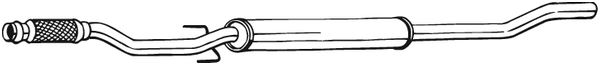 Middle Silencer - 286-415 BOSAL