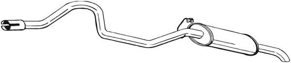 End Silencer - 286-069 BOSAL