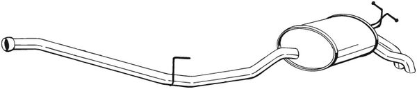 End Silencer - 287-087 BOSAL