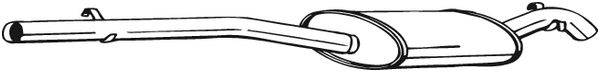 End Silencer - 287-195 BOSAL