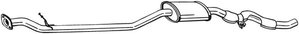 Middle Silencer - 287-237 BOSAL