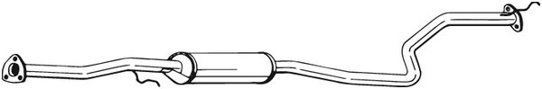 Middle Silencer - 287-251 BOSAL