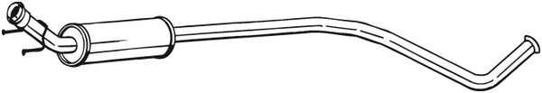 Silenziatore centrale - 287-287 BOSAL