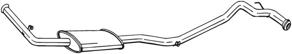 Middle Silencer - 287-313 BOSAL