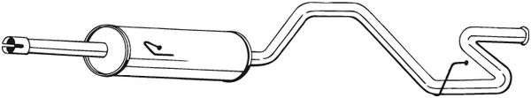 End Silencer - 287-357 BOSAL