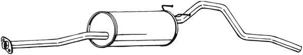Silenziatore posteriore - 287-405 BOSAL