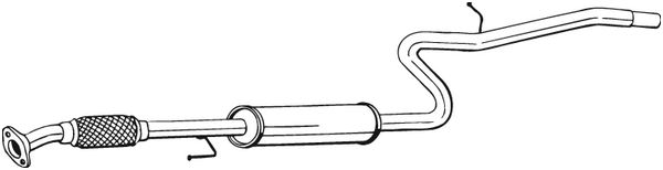Silenziatore centrale - 287-419 BOSAL