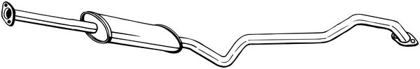 Silenziatore centrale - 287-503 BOSAL