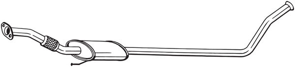 Silenziatore centrale - 287-615 BOSAL