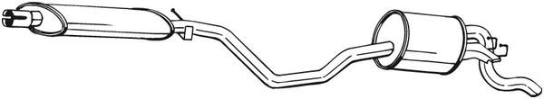 End Silencer - 287-869 BOSAL
