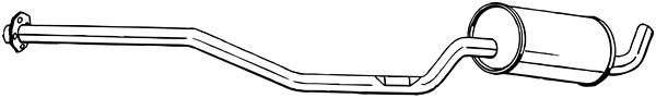Silenziatore centrale - 286-007 BOSAL