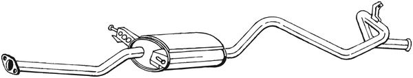 End Silencer - 288-217 BOSAL
