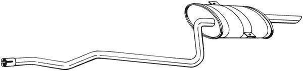 End Silencer - 286-465 BOSAL