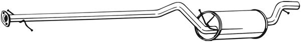 Middle Silencer - 287-077 BOSAL