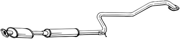 Silenziatore centrale - 288-577 BOSAL