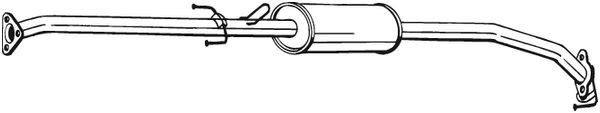 Silenziatore centrale - 289-033 BOSAL