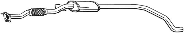 Silenziatore centrale - 289-037 BOSAL