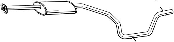 Silenziatore centrale - 289-449 BOSAL