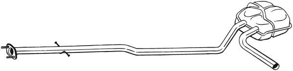Silenziatore centrale - 290-093 BOSAL
