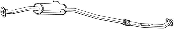 Middle Silencer - 289-415 BOSAL
