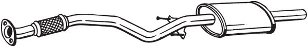 Silenziatore centrale - 169-077 BOSAL
