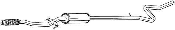 Silenziatore centrale - 292-045 BOSAL