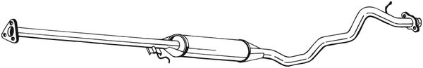 Silenziatore centrale - 292-197 BOSAL