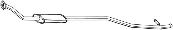 Silenziatore centrale - 293-001 BOSAL