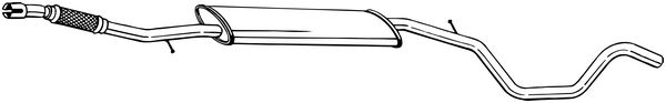 Middle Silencer - 294-001 BOSAL