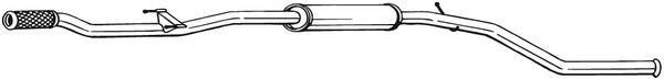 Middle Silencer - 295-087 BOSAL