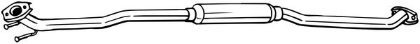 Middle Silencer - 286-495 BOSAL