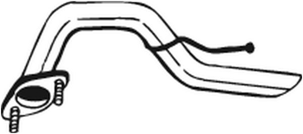 Exhaust Pipe - 713-073 BOSAL