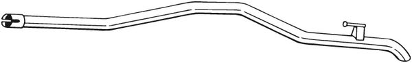 Tubo gas scarico - 950-091 BOSAL