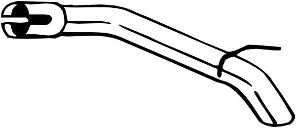 Tubo gas scarico - 700-185 BOSAL
