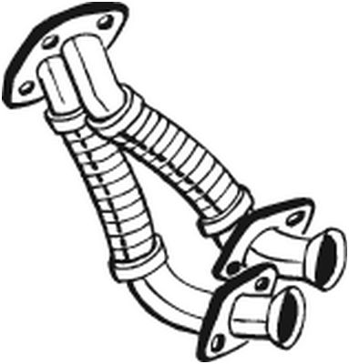 Exhaust Pipe - 730-089 BOSAL