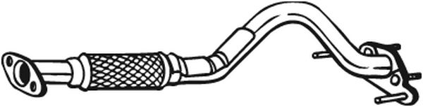 Tubo gas scarico - 750-073 BOSAL